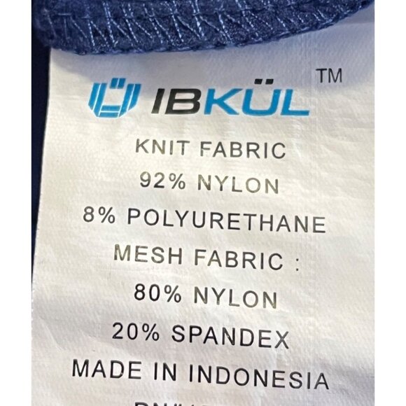 Ibkul Womens Extra Small Long Sleeve 1/4 Zip UPF 50 Vented Royal Blue Golf Top - Picture 7 of 7